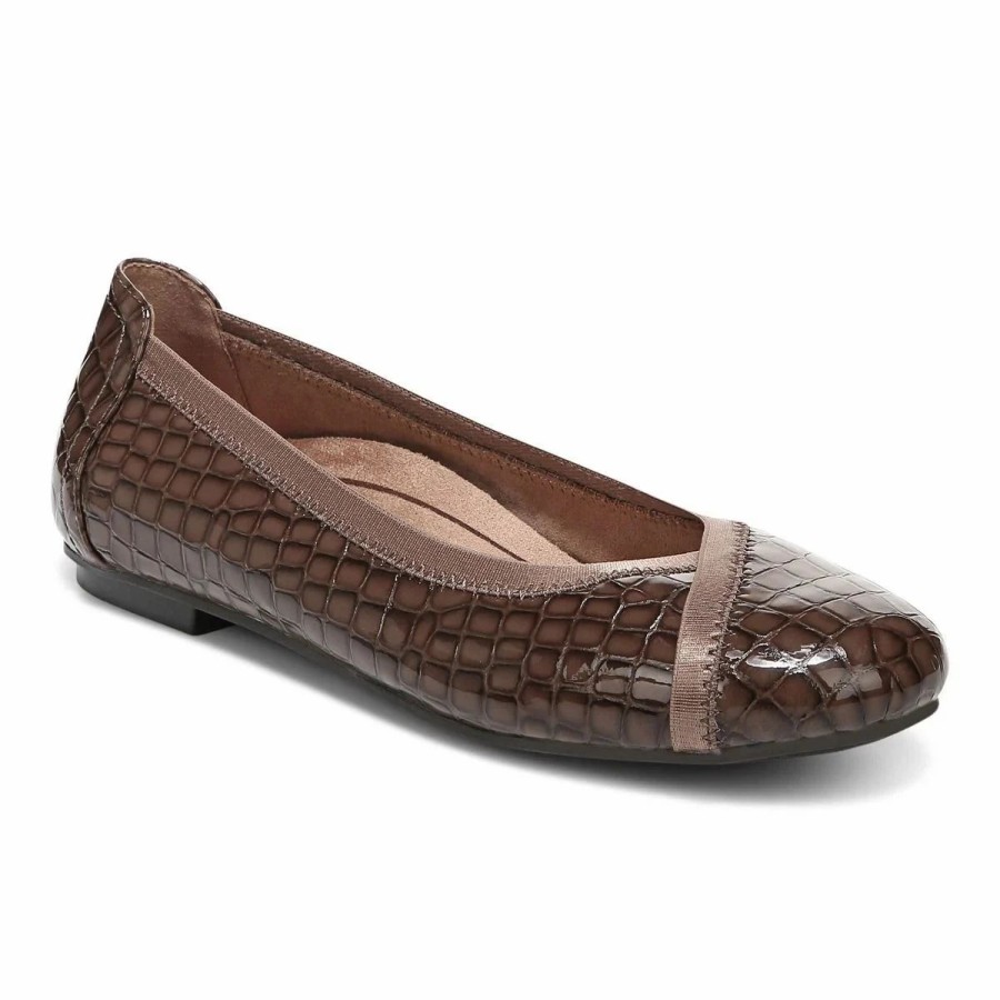 Women * | Vionic Caroll Ballet Flat Monks Robe Croc