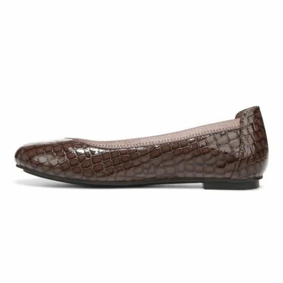 Women * | Vionic Caroll Ballet Flat Monks Robe Croc