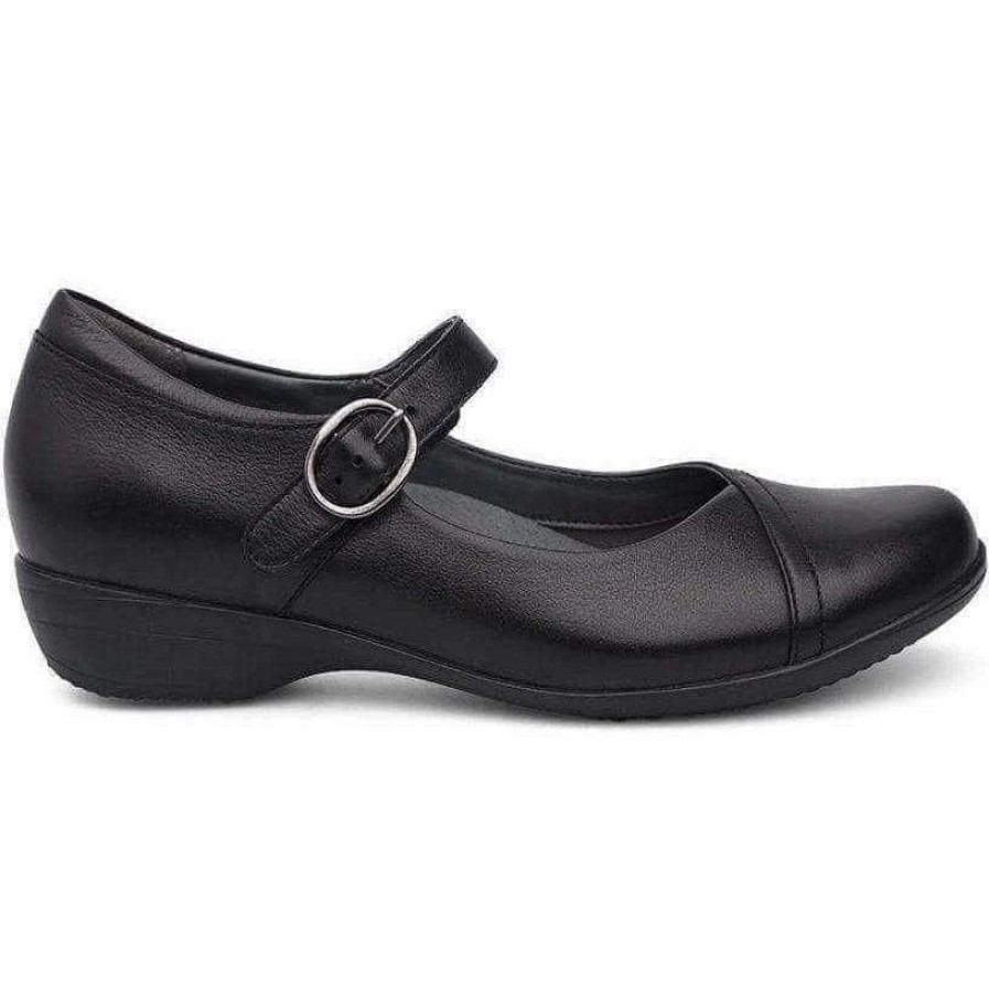 Women * | Dansko Fawna Wide Black Milled Nappa