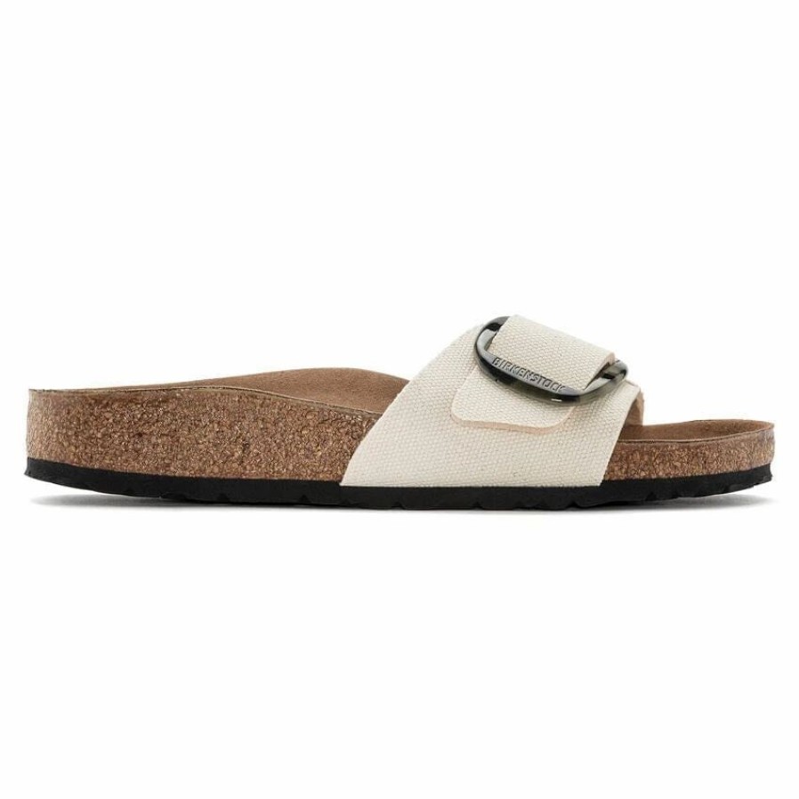 Women * | Birkenstock Narrow Madrid Vegan Big Buckle Eggshell