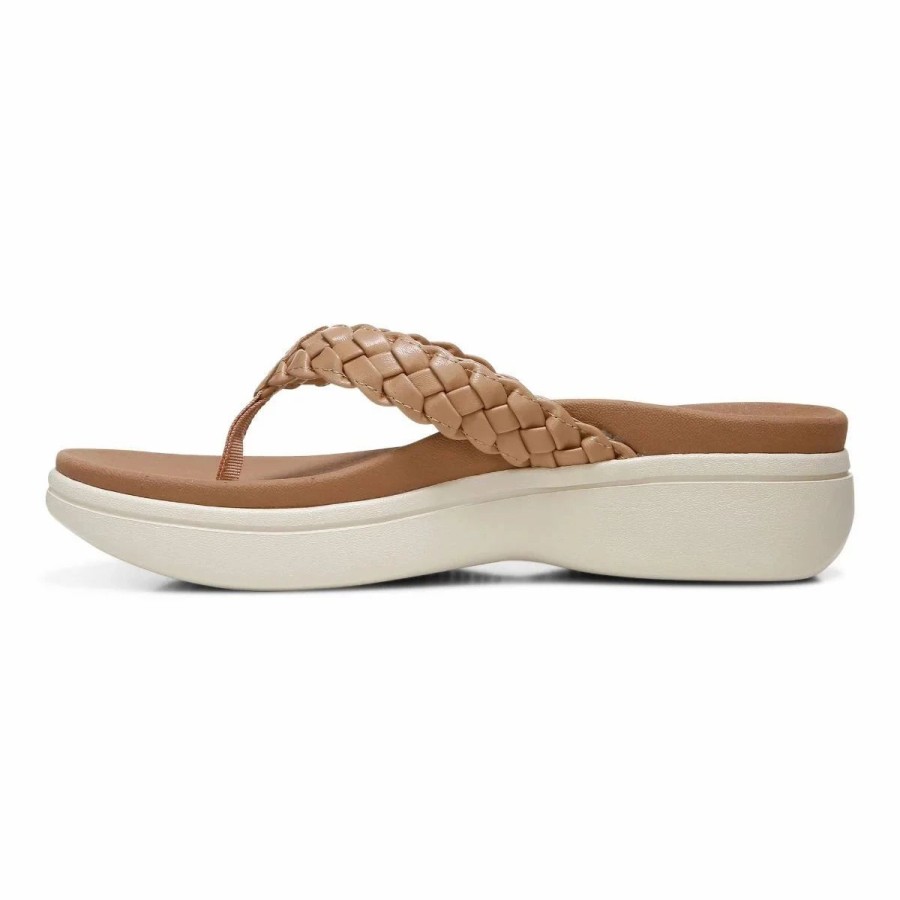 Women * | Vionic Kenji Platform Sandal Macaroon