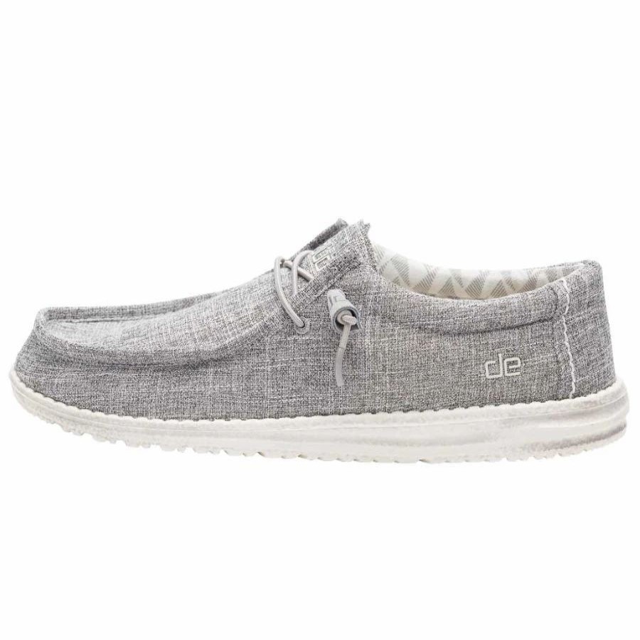 Men * | Hey Dude Wally Linen- Iron Linen Iron