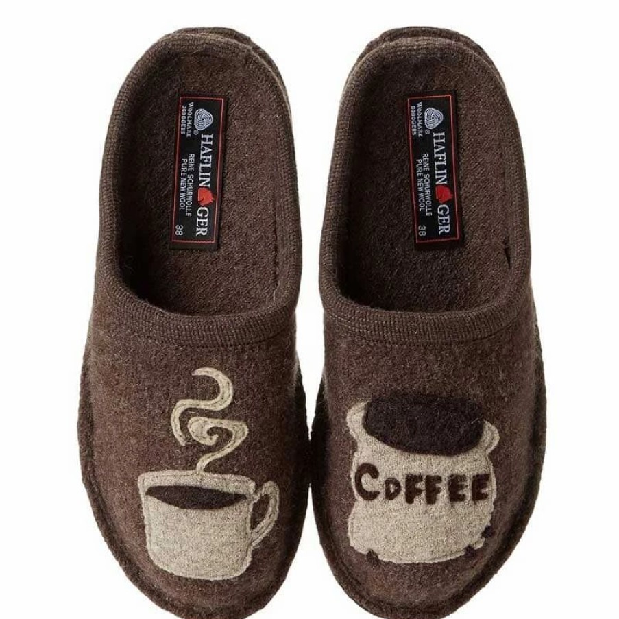 Women * | Kanner- Haflinger Coffee Slipper SmoWholesale Brown