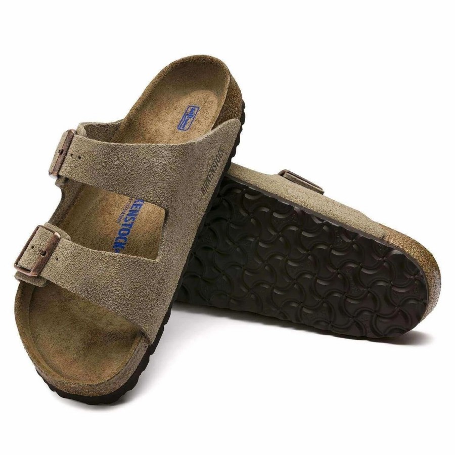 Men * | Birkenstock Arizona Soft Footbed Suede (Regular)