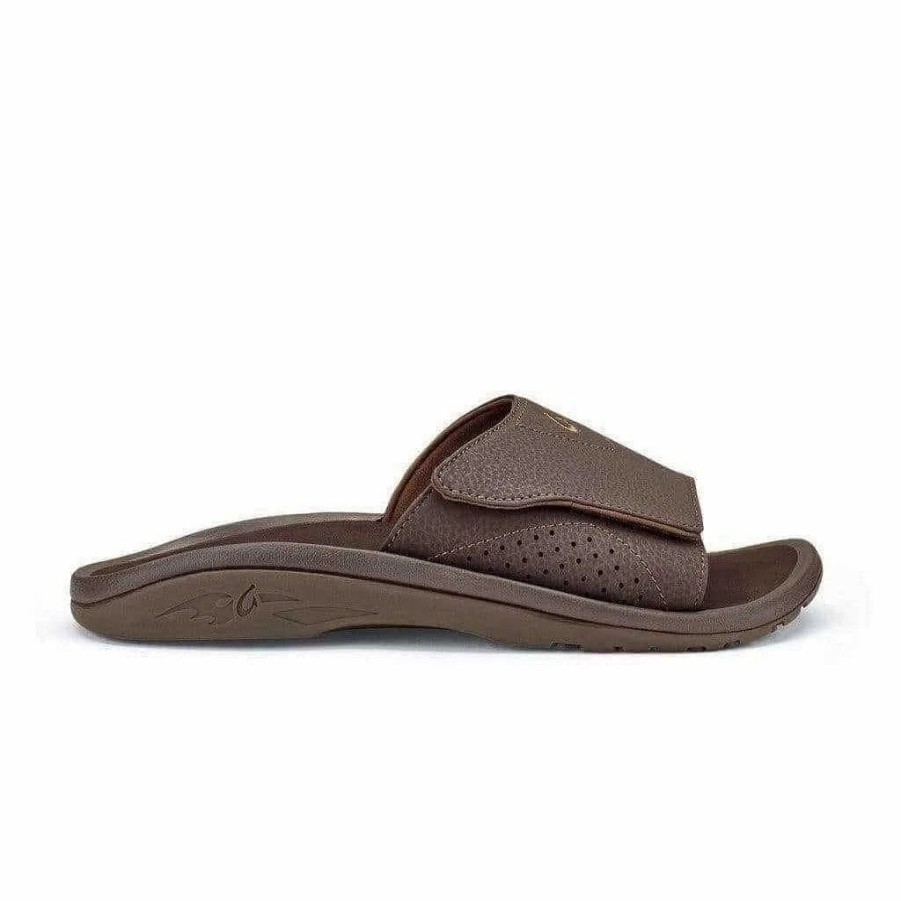 Men * | Olukai Nalu Slide Dk Java/Dk Java