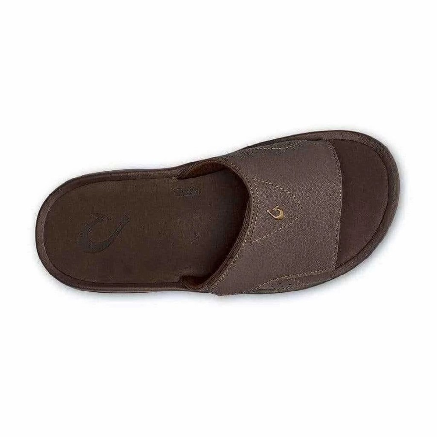 Men * | Olukai Nalu Slide Dk Java/Dk Java