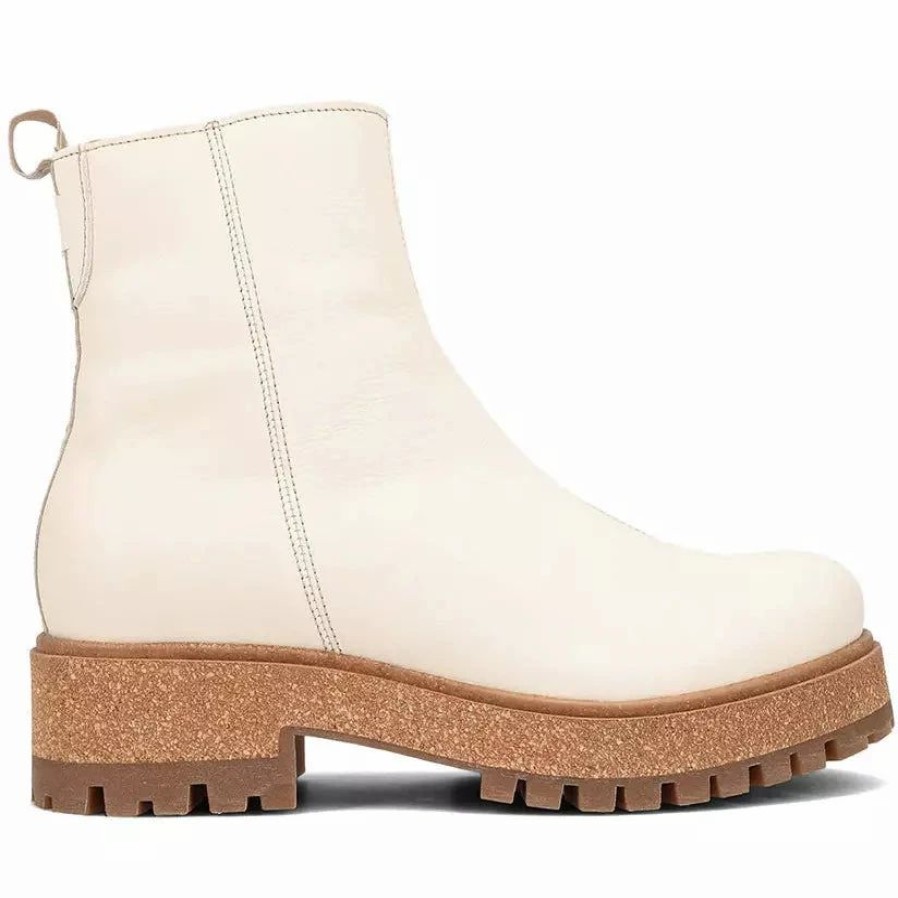 Women * | Taos Downtown Boots Eggshell