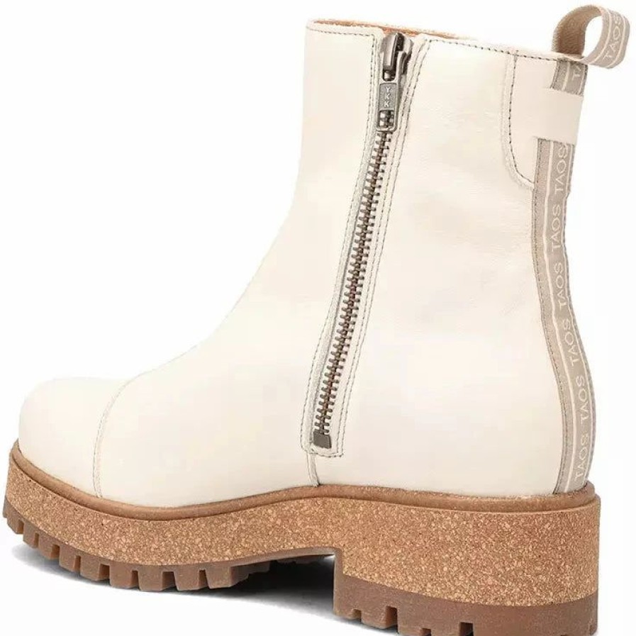 Women * | Taos Downtown Boots Eggshell