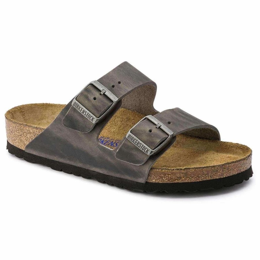 Men * | Birkenstock Arizona Soft Footbed Leather (Regular)