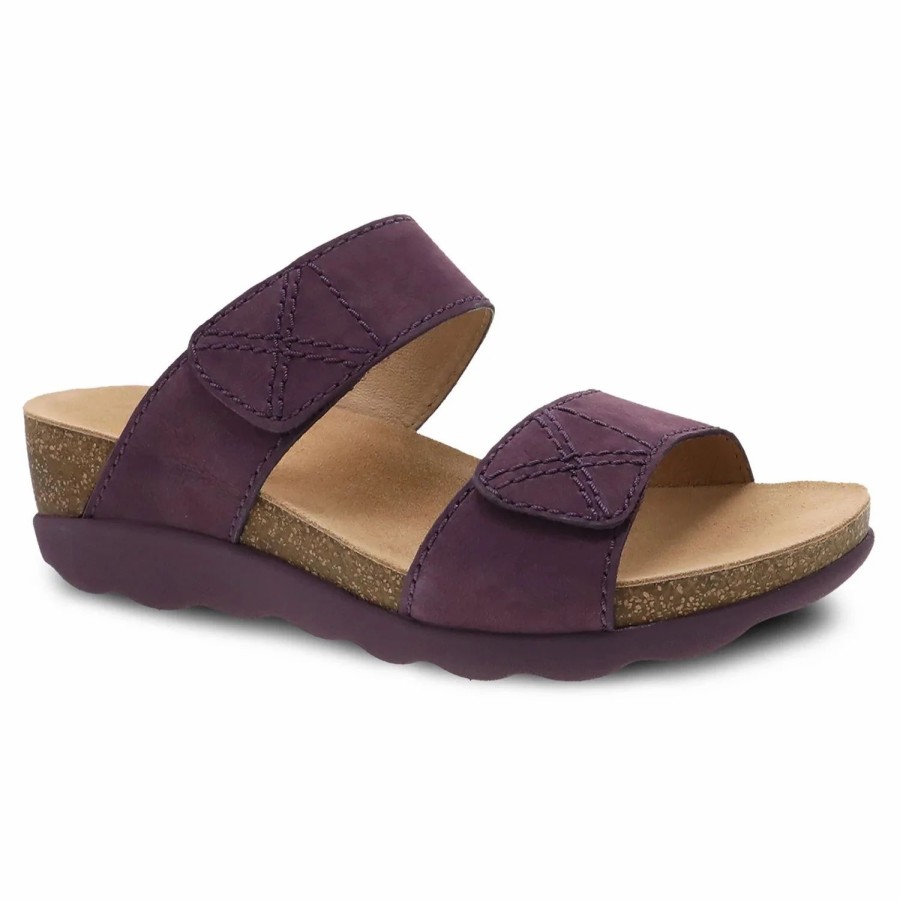 Women * | Dansko, Llc Maddy Milled Nubuck Purple