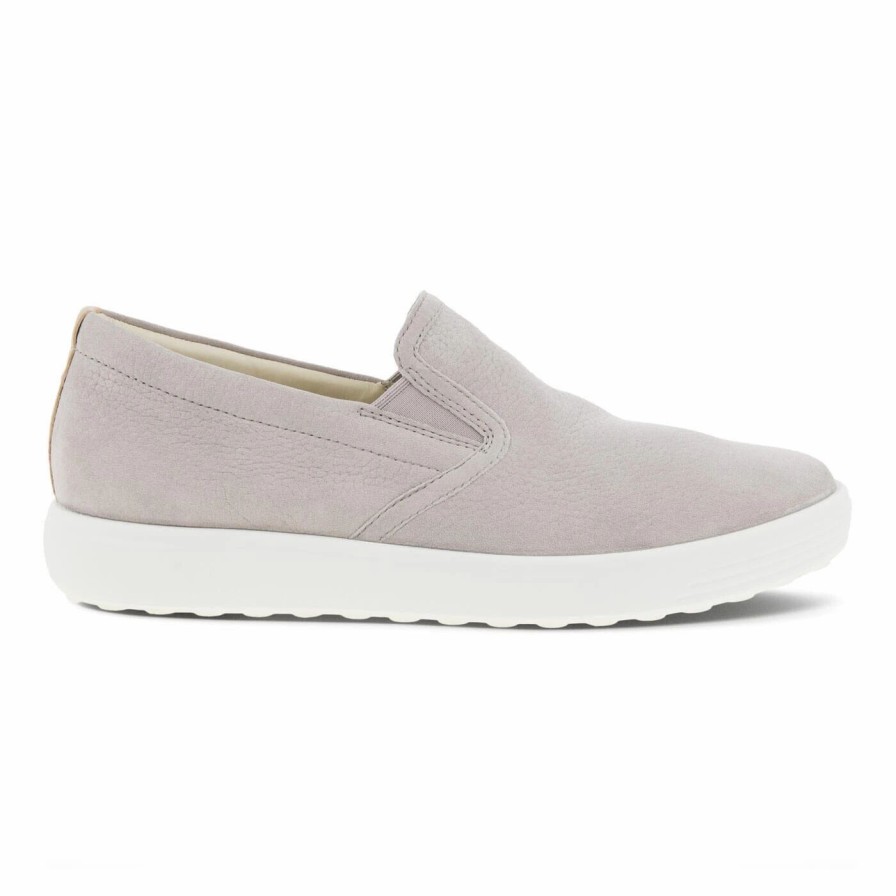 Women * | Ecco Soft 7 Grey Rose Powder Grey Rose/Powder