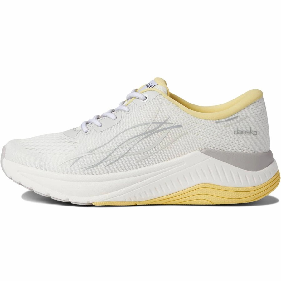 Women * | Dansko Pace White Yellow White/Yellow