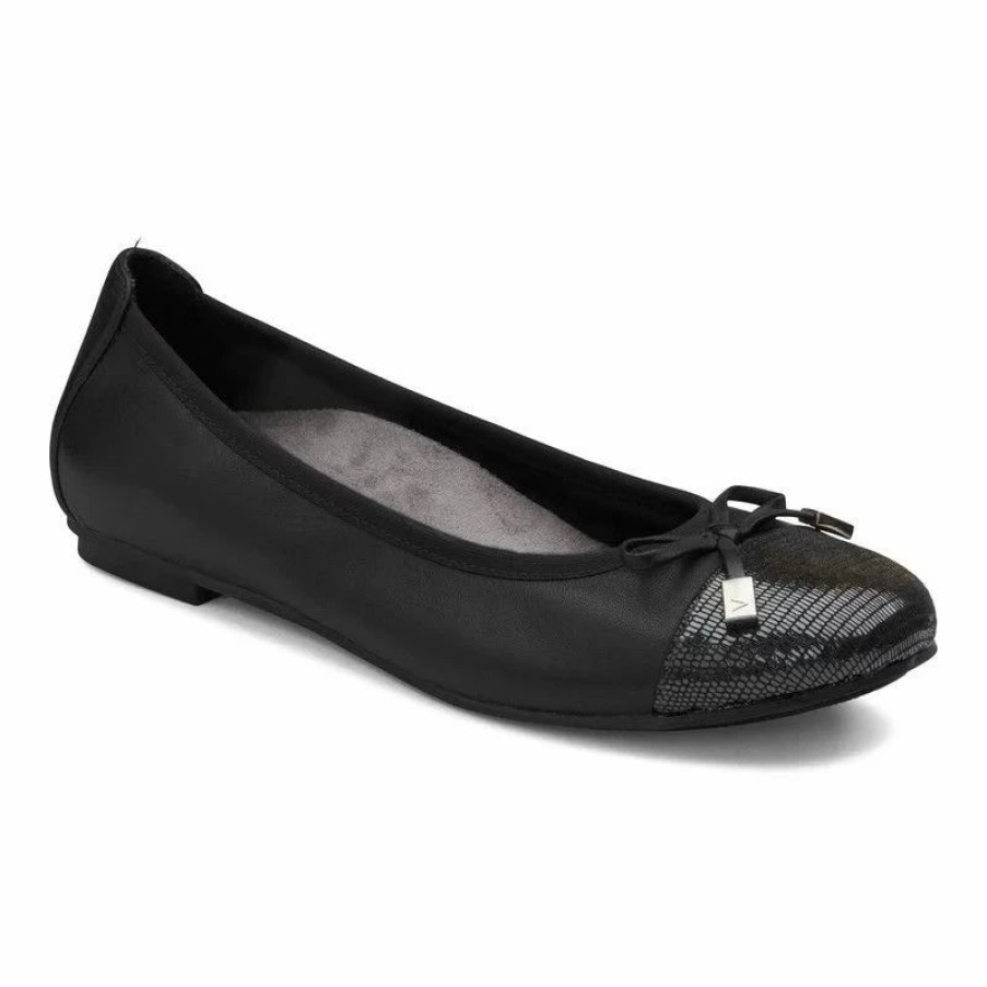 Women * | Vionic Minna Ballet Flat Black