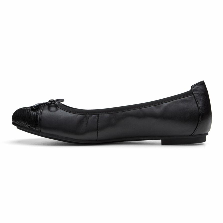 Women * | Vionic Minna Ballet Flat Black