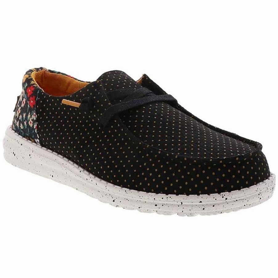 Women * | Hey Dude Wendy Funk Floral Dot Floral Dot Black