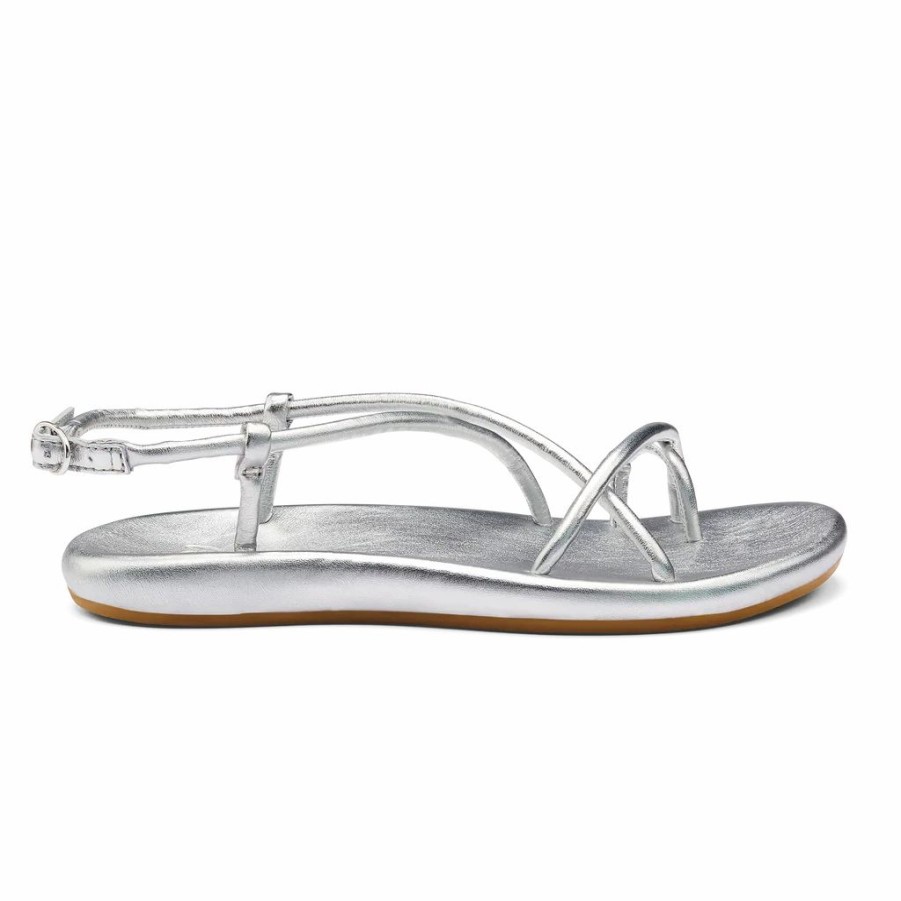 Women * | Olukai Waiau Silver Silver/Silver