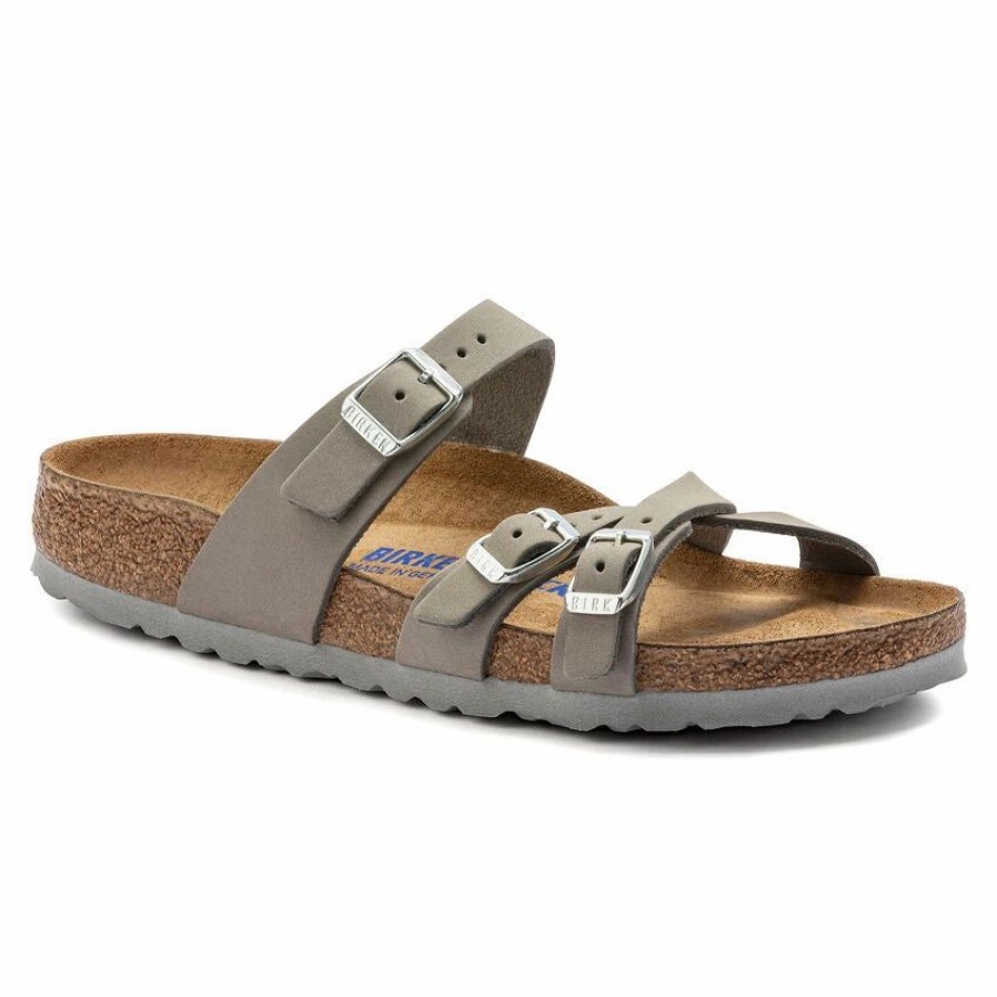 Men * | Birkenstock Franca Soft Footbed Dove Gray Dove Grey