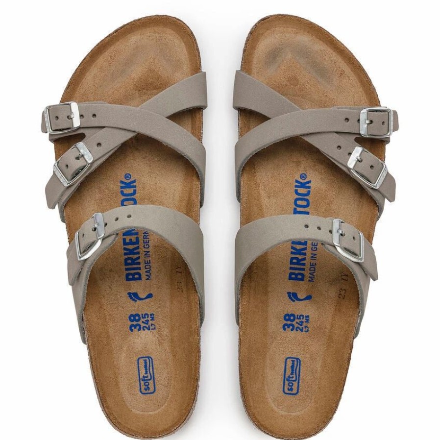 Men * | Birkenstock Franca Soft Footbed Dove Gray Dove Grey