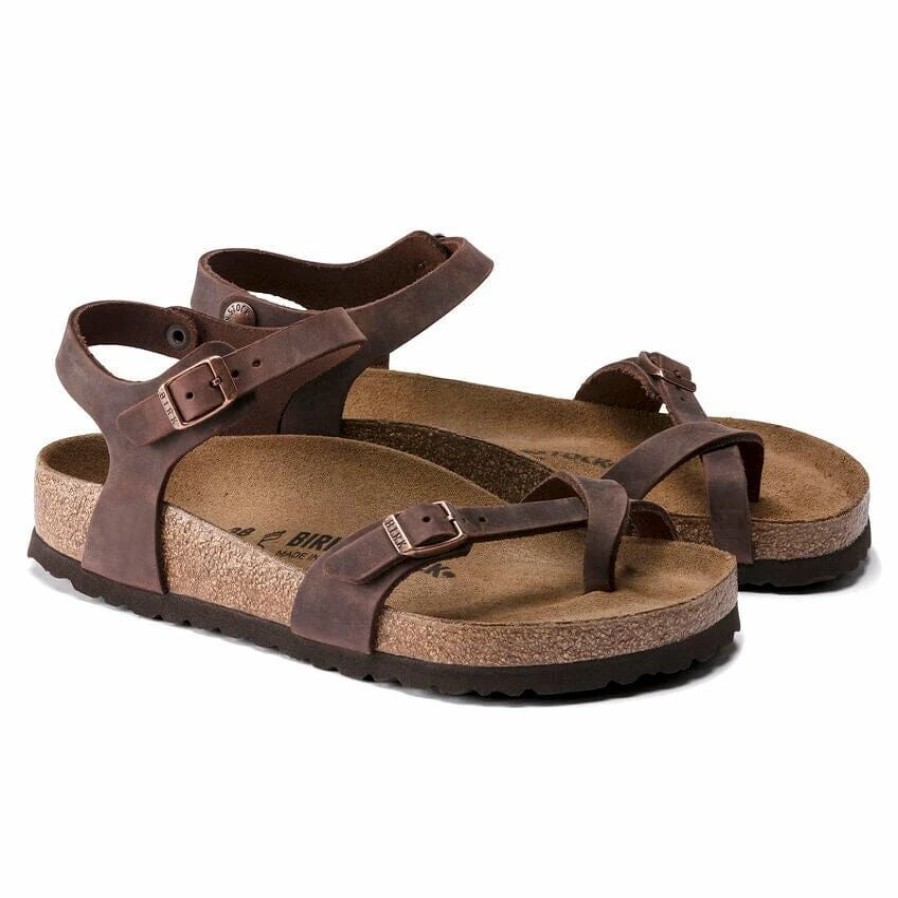 Women * | Birkenstock Regular Taormina Limited Habana Leather Habana Oiled